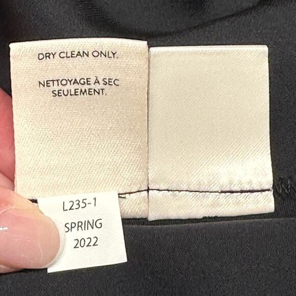 NWT | Lita by Ciara | Silk V-neck Slip Dress | Black | L235-1 | Small - Picture 8 of 13